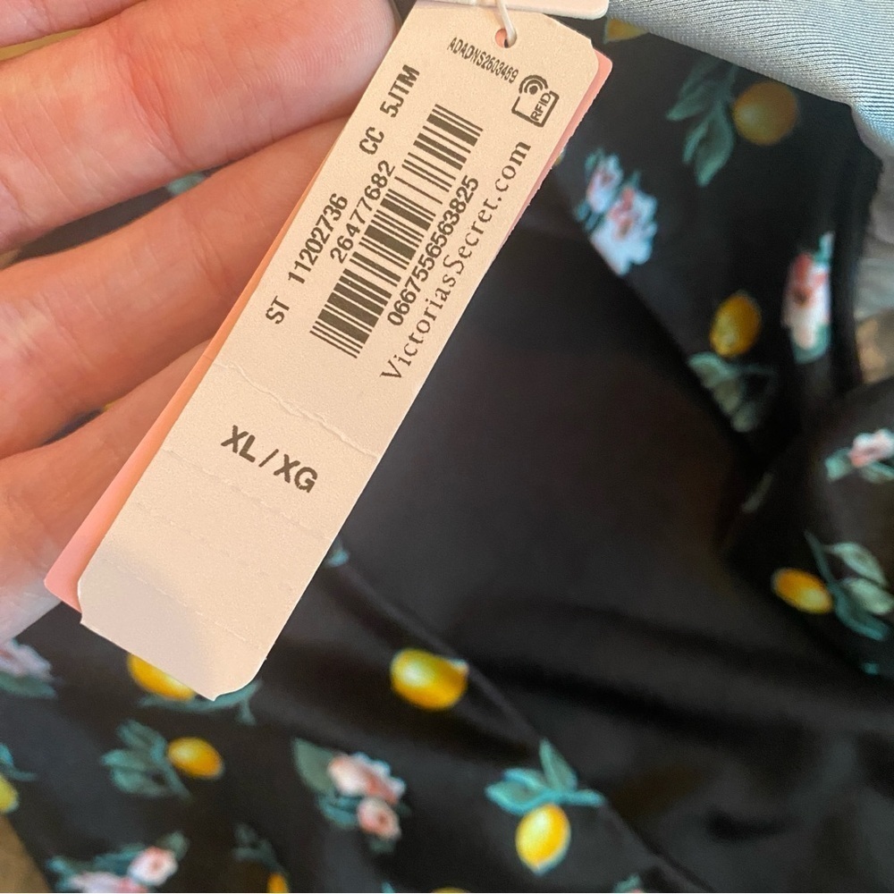 Victoria’s Secret • Lemon Floral Ruffle One-Piece Swimsuit • XL • NWT - Picture 10 of 11